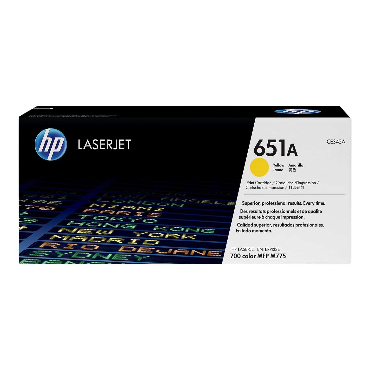 HP 651A Yellow (CE342A)