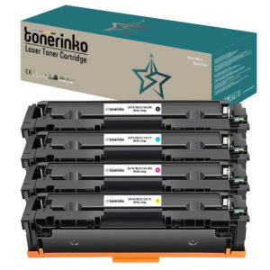 HP 207A Black, Cyan, Magenta, Yellow Toner Cartridges (4-pack) in Dubai