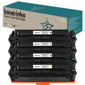 HP 415A Black, Cyan, Magenta, Yellow Toner Cartridges (4-pack) in Dubai