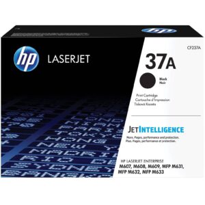 HP 37A Black Toner Cartridge in Dubai - CF237A