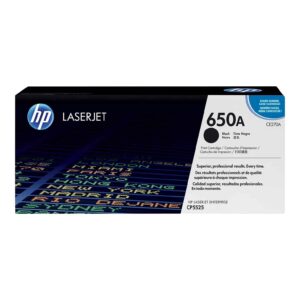 HP 650A Black Toner Cartridge in Dubai - CE270A