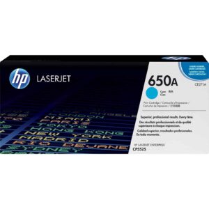 HP 650A Cyan Toner Cartridge in Dubai - CE271A