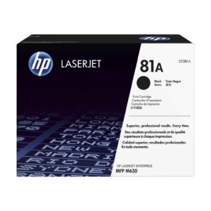 HP 81A Black Toner Cartridge in Dubai - CF281A