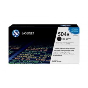 HP 504A Black LaserJet Toner Cartridge (CE250A)