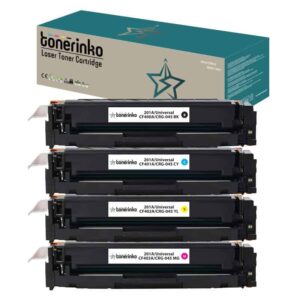 HP 201A Black, Cyan, Magenta, Yellow Toner Cartridges (4-pack) in Dubai