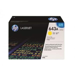 HP 643A Yellow Toner Cartridge in Dubai - Q5952A