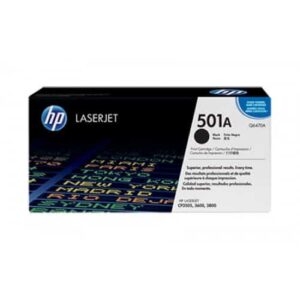 HP 501A Black LaserJet Toner Cartridge (Q6470A)