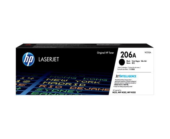 HP 206A Black LaserJet Toner Cartridge Dubai – W2110A
