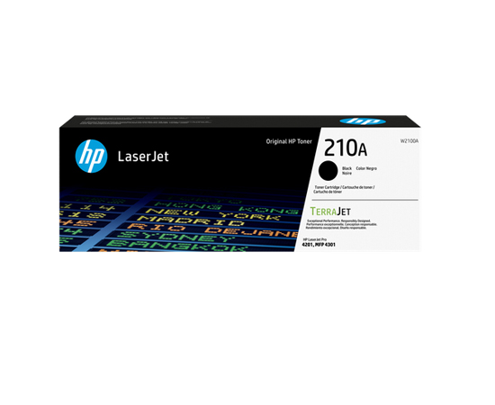 HP 210A Black LaserJet Toner Cartridge Dubai – W2100A