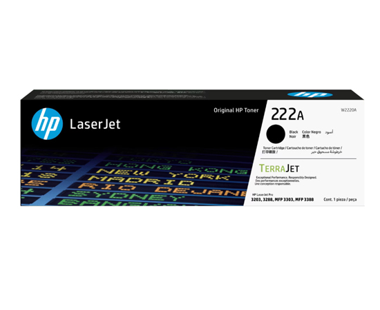 HP 222A Black LaserJet Toner Cartridge Dubai – W2220A