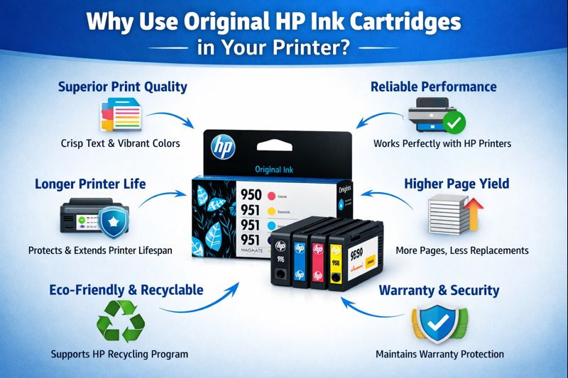 Why Should You Buy Original HP Ink Cartridges in Your Printer